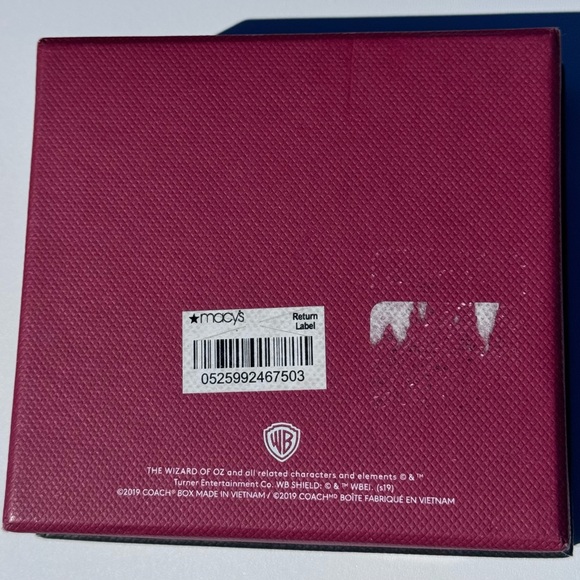 COACH x The Wizard of Oz Ruby Slippers Round Coin Case, - Picture 14 of 14